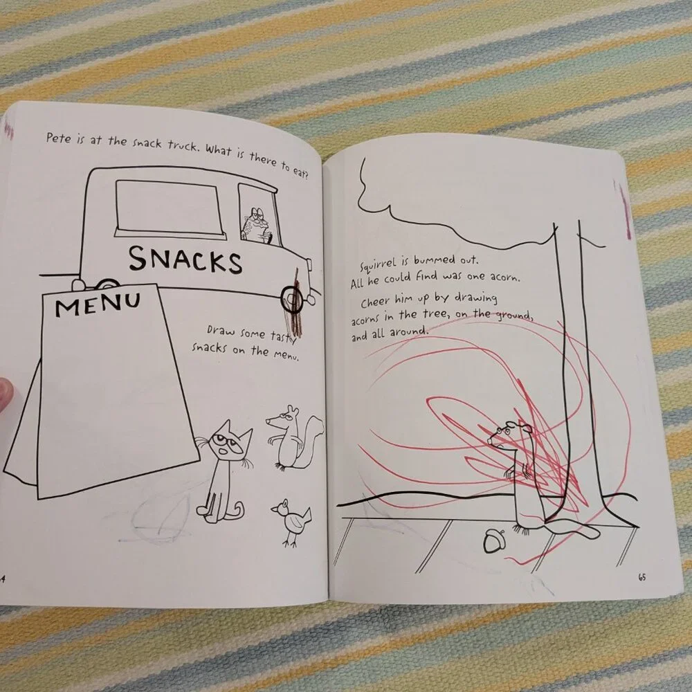 Pete the Cat's Big Doodle & Draw Book